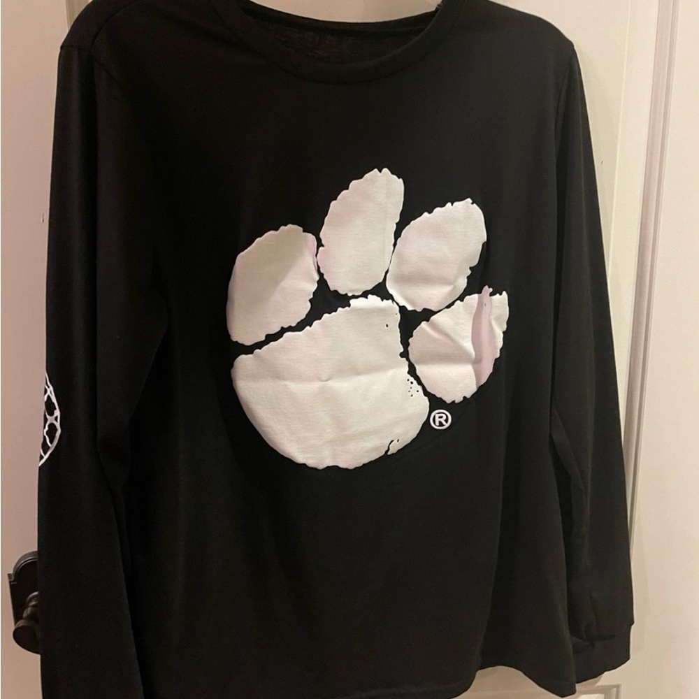 Paw Print Sweatshirt - Black & White Size XXL